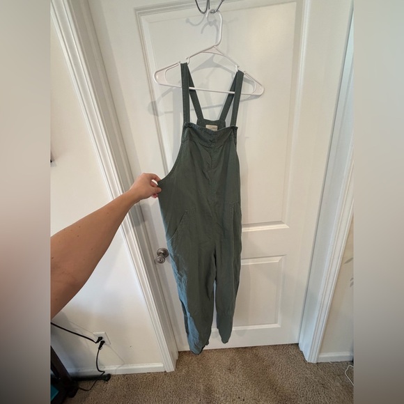 Universal Thread Olive Overalls - Picture 2 of 5